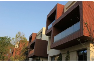LOPO Terracotta Façade Panel Applied in Villa Projects