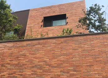 Long Brick Facade of Korea Historical Site (0)