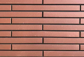 red long shaped brick (natural surface)
