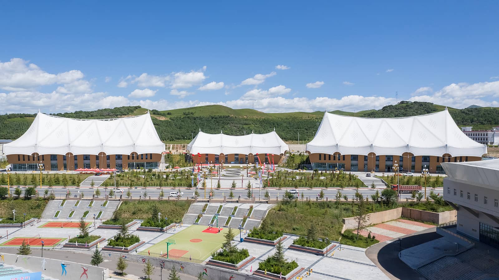 Public Fitness Center with a tent-like membrane structure.jpg