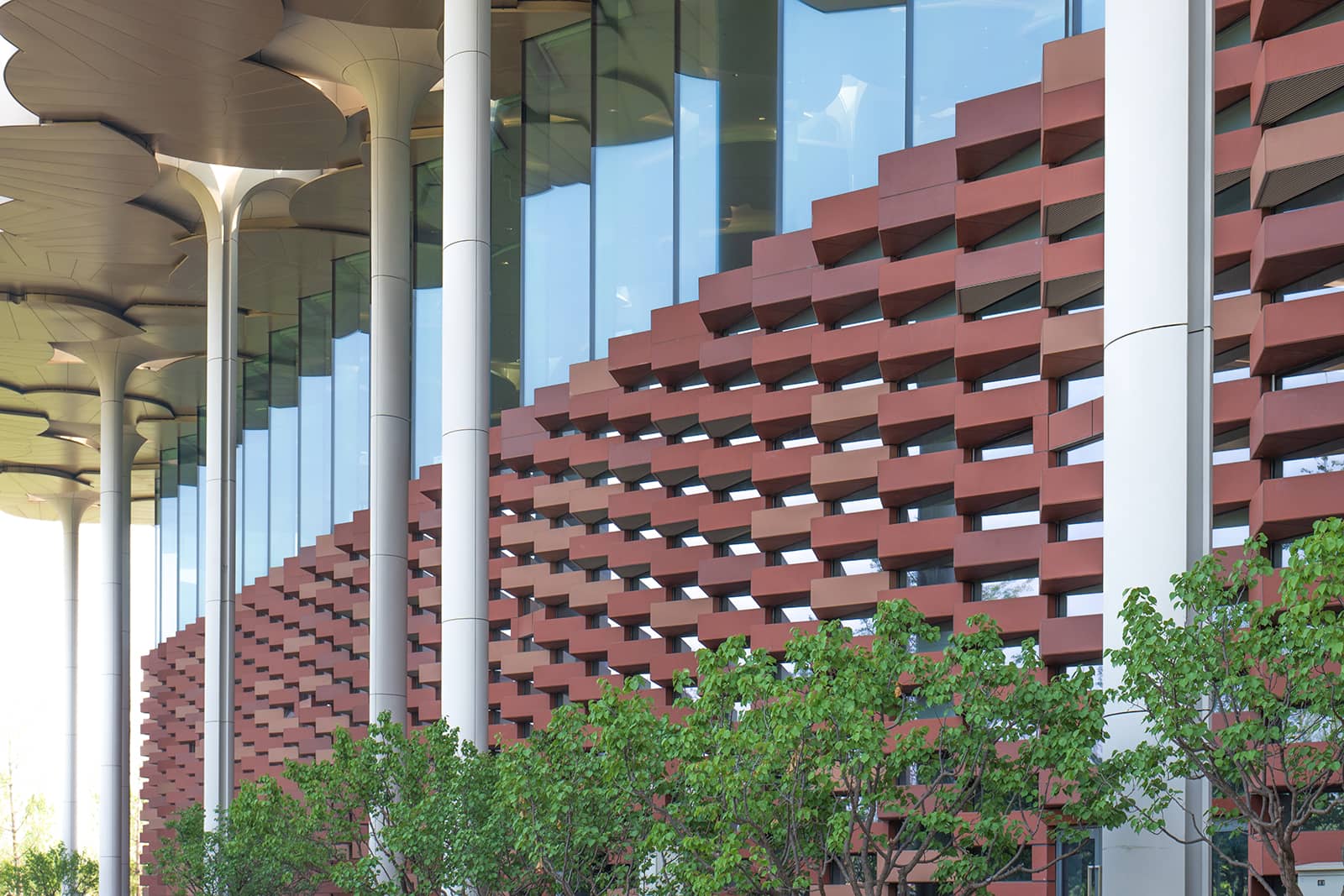 Library in brick-red and sandy beige terracotta facades.jpg